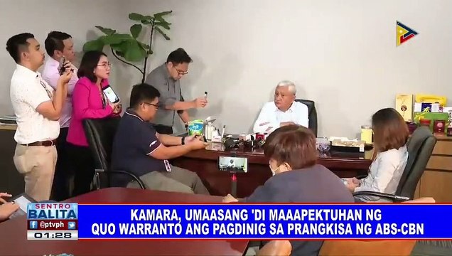 Kamara, umaasang 'di maapektuhan ng quo warranto ang pagdainig ng prankisa ng ABS-CBN