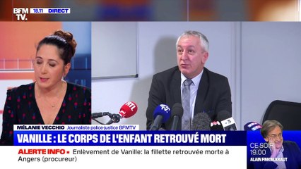 Vanille: le corps de l'enfant retrouvé mort, le point avec Mélanie Vecchio