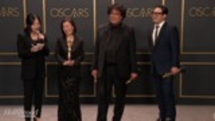 Bong Joon Ho Discusses Multiple 'Parasite' Wins Backstage at 2020 Oscars