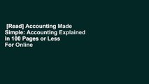 [Read] Accounting Made Simple: Accounting Explained in 100 Pages or Less  For Online