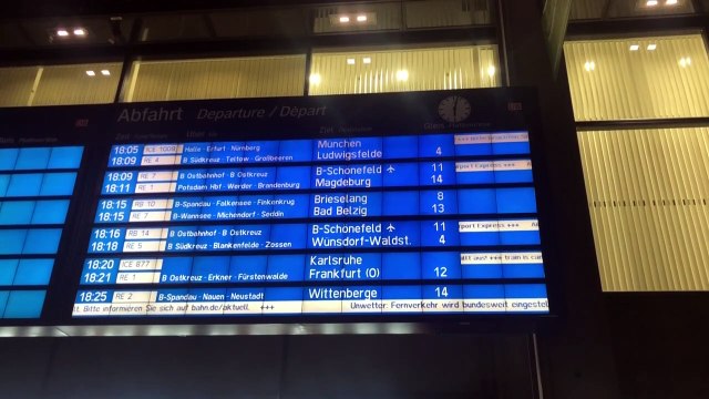 Orkantief Sabine legt Fernverkehr der Bahn lahm