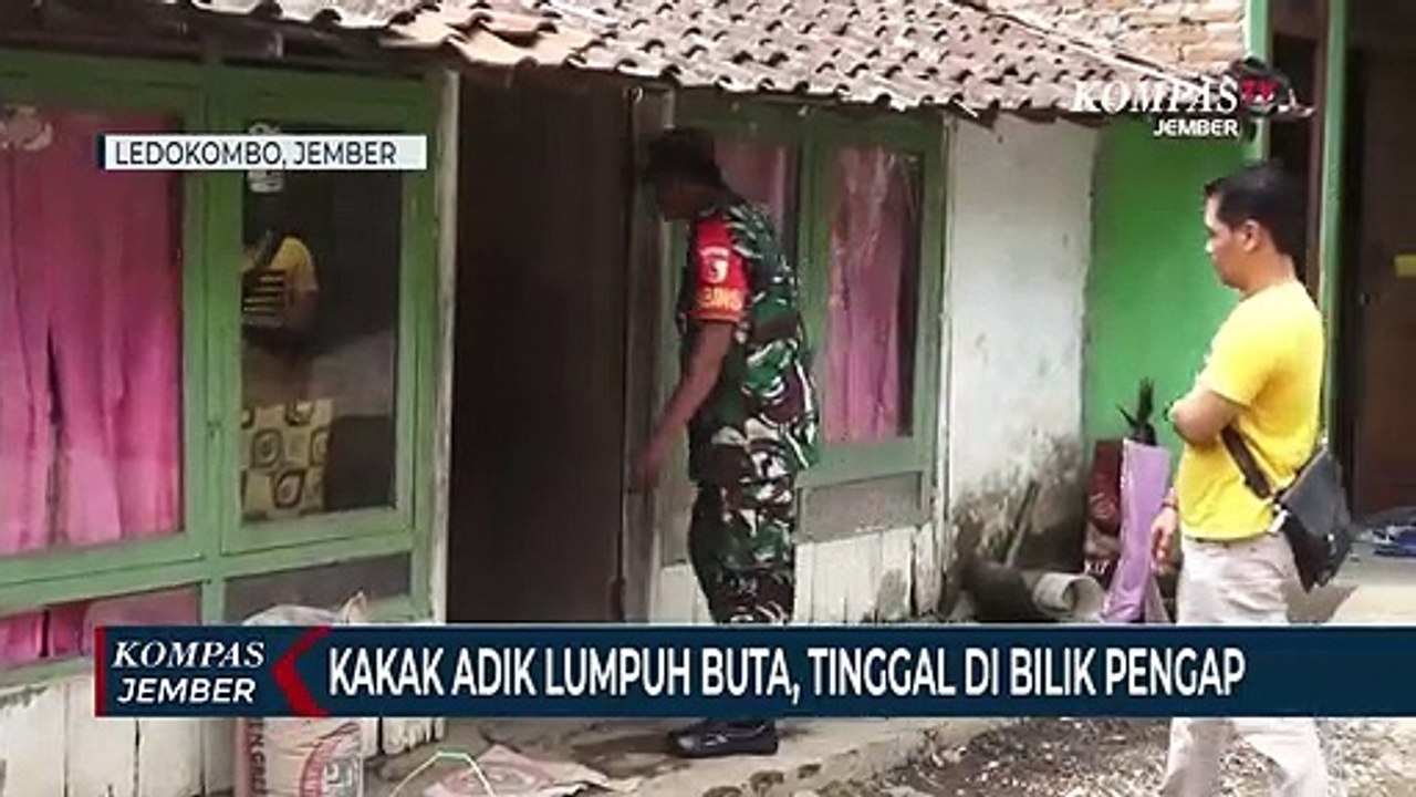 Kakak Adik Lumpuh Buta, Tinggal Di Bilik Pengap