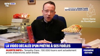 Avant le début du Carême, ce prêtre se met en scène pour inviter ses fidèles à "la sobriété heureuse"
