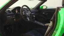 Porsche 718 Boxster GTS 4.0 Interior Design in Phyton Green
