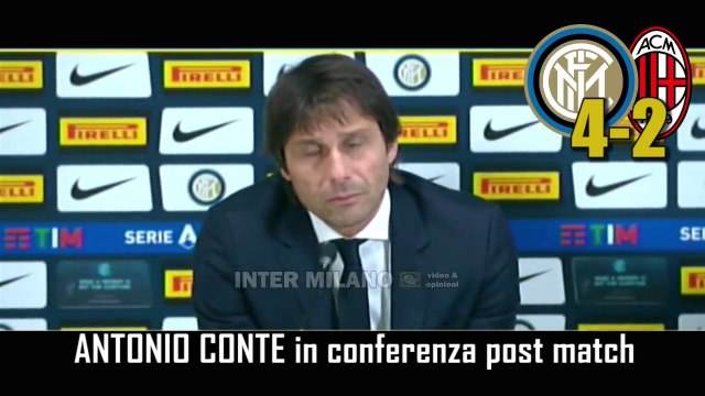 INTER-MILAN 4-2: ANTONIO CONTE e STEFANO PIOLI in CONFERENZA STAMPA - INTEGRALE