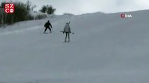 Kayakçıların çarpışma anı kamerada