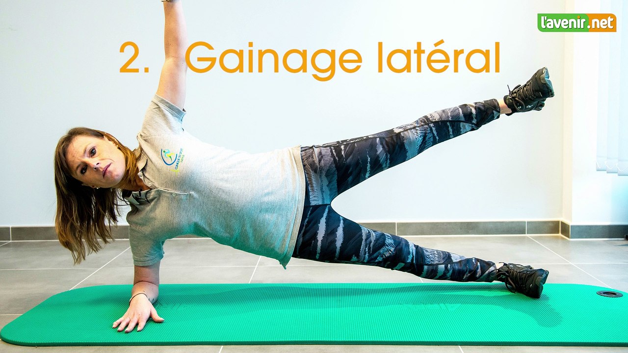 L'Avenir - Supplément jogging : exercice 2 : gainage latéral