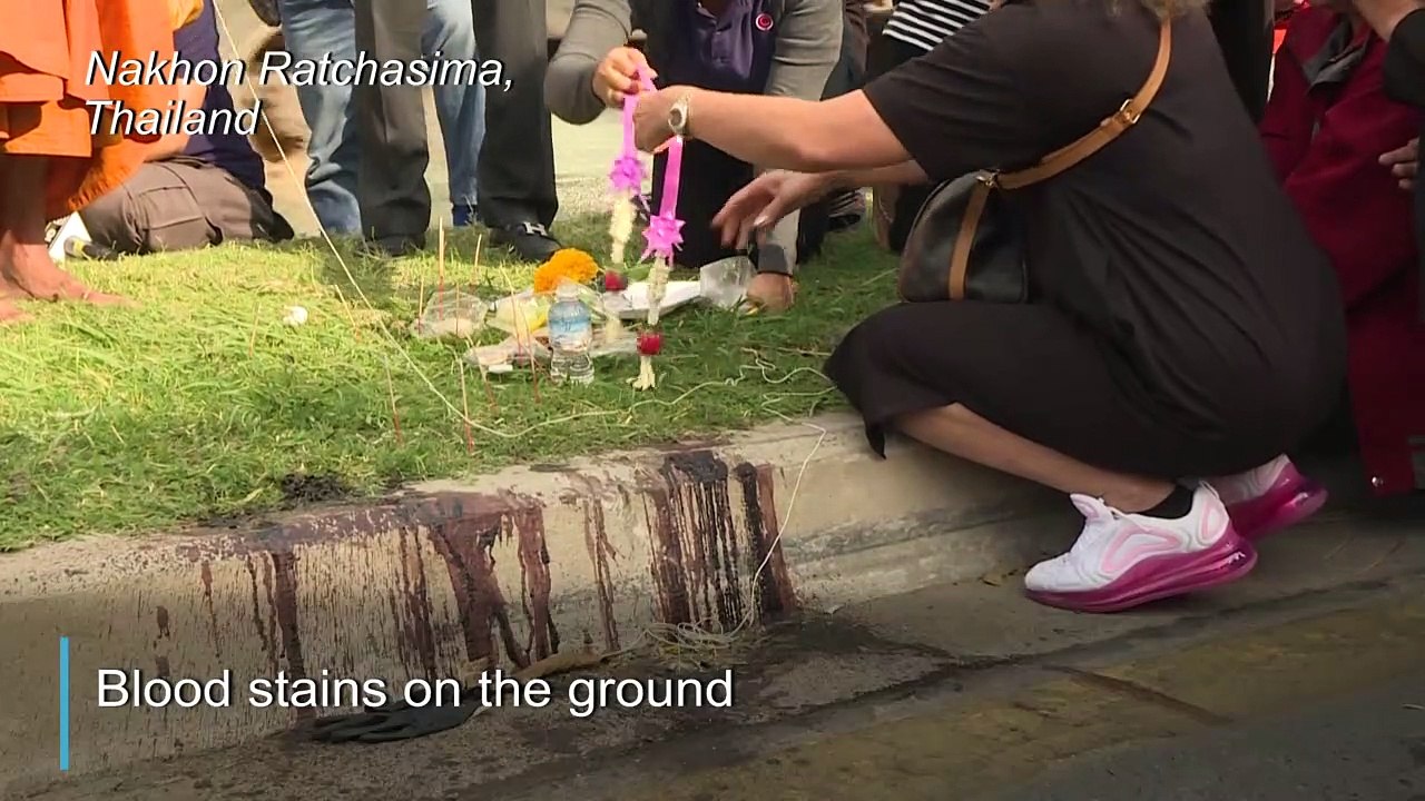 Thailand shooting: Family of victim holds prayers outside mall