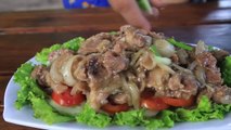 Cambodian food -  Fried beef Lok Lak - ឡុកឡាក់សាច់គោ - ម្ហូបខ្មែរ