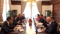 Dışişleri Bakanı Çavuşoğlu, Slovenya Dışişleri Bakanı Miro Cerar ile bir araya geldi -...