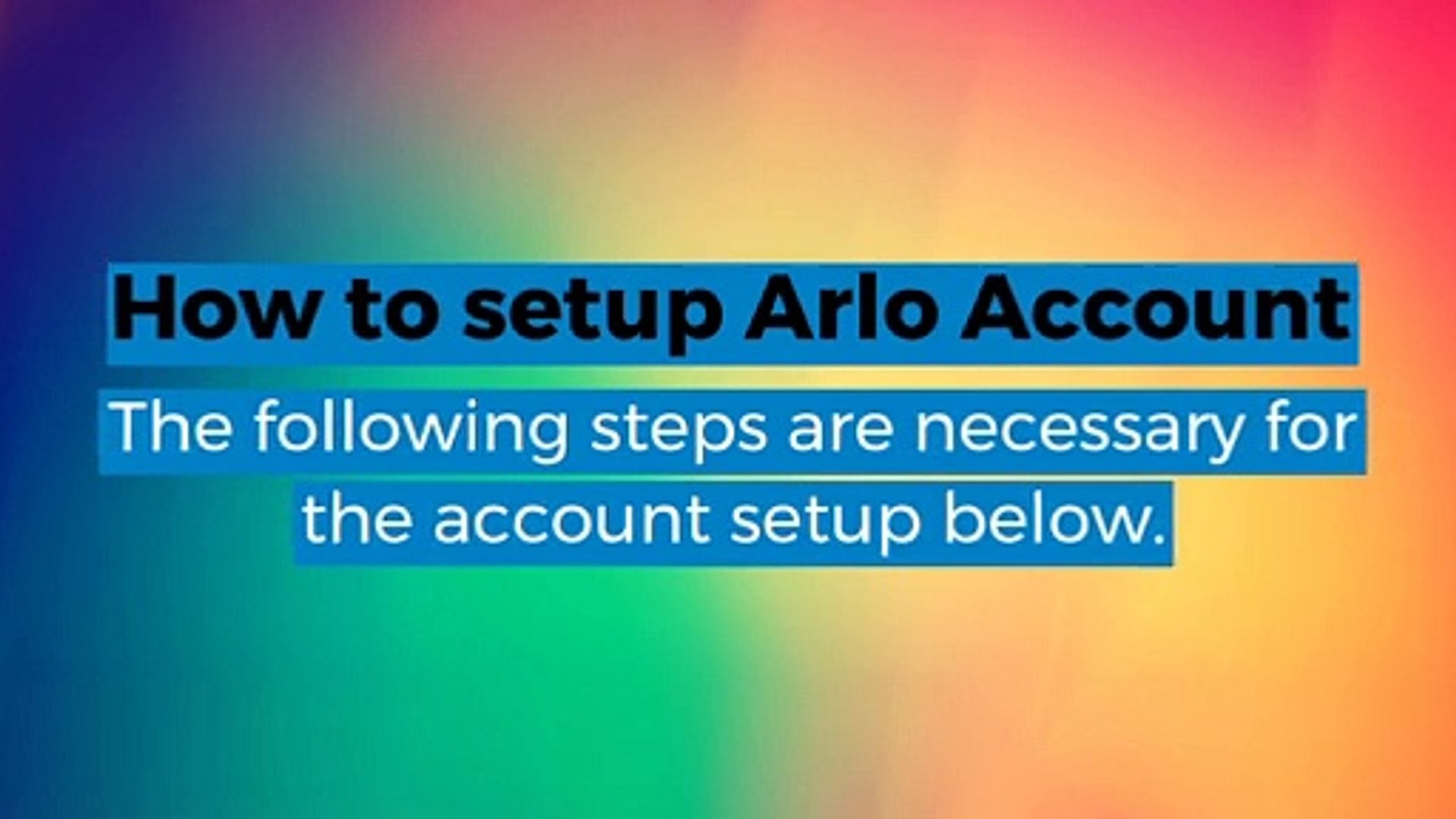Arlo Setup 18186683599 Arlo Setup Guide