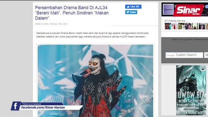 Drama Band undang kecaman netizen