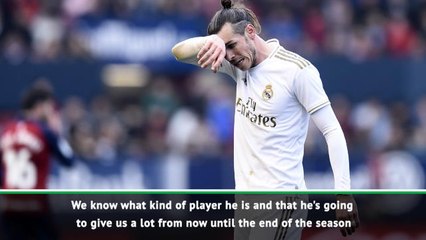 Real are definitely going to count on Bale - Zidane
