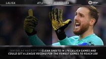 La Liga: 5 Things - Atletico's Oblak on course for record clean sheets