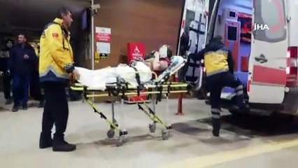 İki aylık hamile kadın ölümden döndü