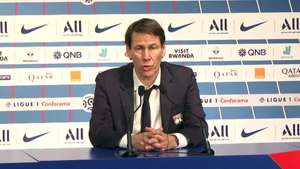 PSG-OL : Rudi Garcia et le carton jaune de Presnel Kimpembe