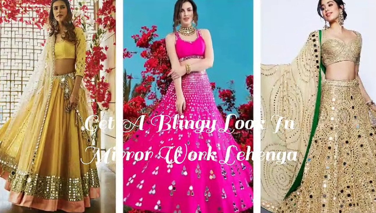 Gorgeous Mirror Work Lehenga