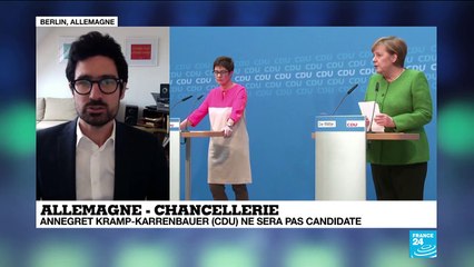 Allemagne : Pourquoi la dauphine de Merkel, A. Kramp-Karrenbauer renonce à la chancellerie ?