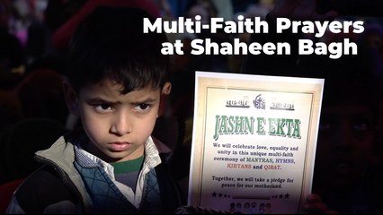 Multi-Faith Prayers Held at Shaheen Bagh to Celebrate Unity in Diversity | The Wire