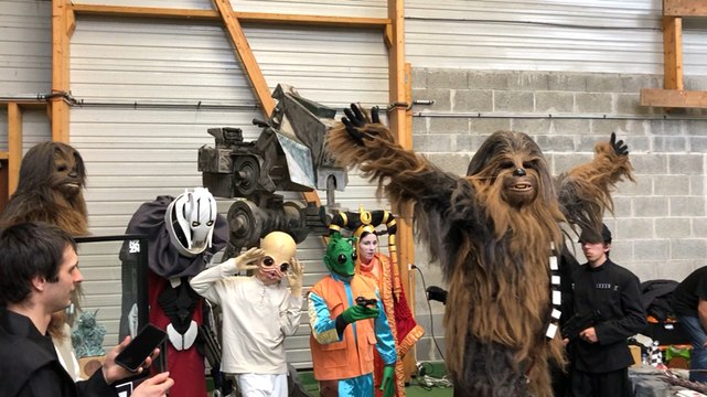 Les cosplayers, vedettes de la convention Star Wars