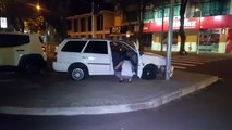 Motorista é preso por embriaguez após colisão de trânsito na Avenida Brasil