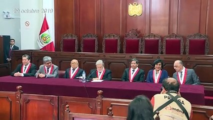 Reabrir congreso cesado es algo remoto, admite jefe de máxima corte de Perú
