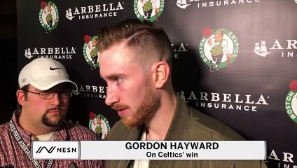 Gordon Hayward On Celtics' Comeback Win Over Bucks