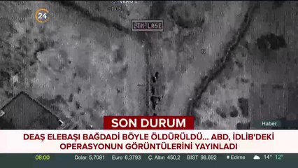 DEAŞ elebaşı Bağdadi böyle öldürüldü...