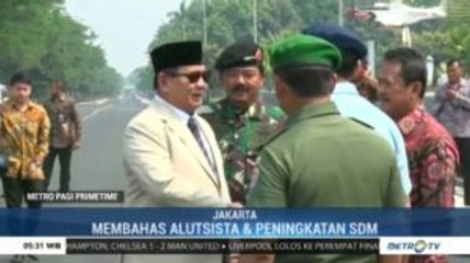 Menhan Prabowo Bertemu Panglima TNI