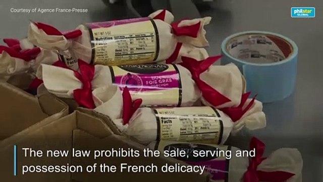 New York bans foie gras on animal cruelty grounds