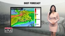 Yellow dust mixed with fine dust to choke Korea