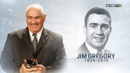 Teams around the NHL pay tribute to Jim Gregory