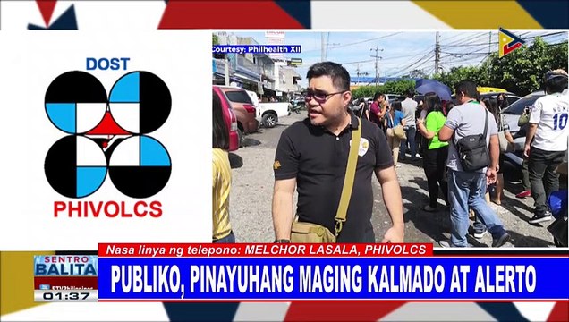 Panayam kay Melchor Lasala kaugnay ng nangyaring lindol sa Mindanao