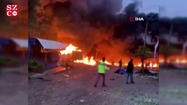 Afrin'de bomba yüklü araç patladı: 4 ölü, 12 yaralı