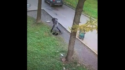 Video/ Po ecte përkrah nënës, fëmija përfundon në pusetë, ja pamjet e rënda