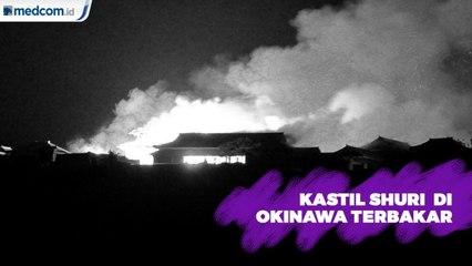 Kastil Shuri, Situs Warisan Dunia di Okinawa Ludes Terbakar