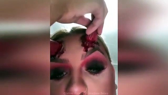 Elle se colle des cornes de diable sur la tête pour Halloween et n’arrive plus à les enlever