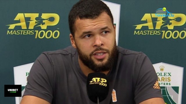 Rolex Paris Masters 2019 - Jo-Wilfried Tsonga chante : Merci Jojo, Merci Jojo... !