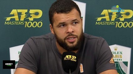 Rolex Paris Masters 2019 - Jo-Wilfried Tsonga chante : "Merci Jojo, Merci Jojo... !"