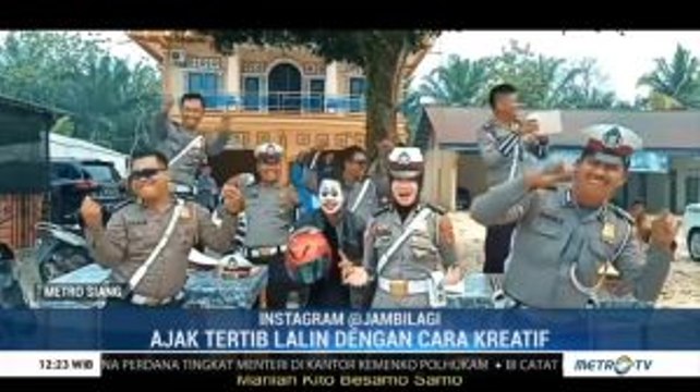 Video Kreatif Polisi Ajak Masyarakat Tertib Lalu Lintas