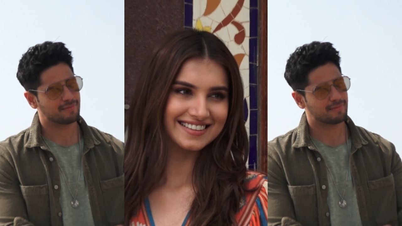 Spotted Sidharth Malhotra and Tara Sutaria promoting their upcoming movie Marjaavaan