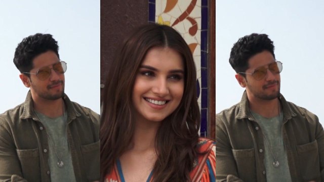 Spotted Sidharth Malhotra and Tara Sutaria promoting their upcoming movie Marjaavaan