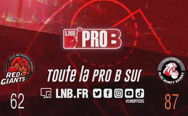 Leaders Cup PRO B : Lille vs Nancy (1/4 retour)