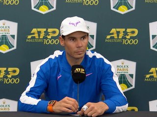 Rolex Paris Masters - Nadal : "Je savais que Mannarino était dangereux sur cette surface"