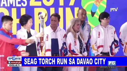 SEAG Torch Run sa Davao City