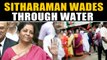 Nirmala Sitharaman wades through waterlogged street in Chennai, Video viral