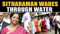 Nirmala Sitharaman wades through waterlogged street in Chennai, Video viral