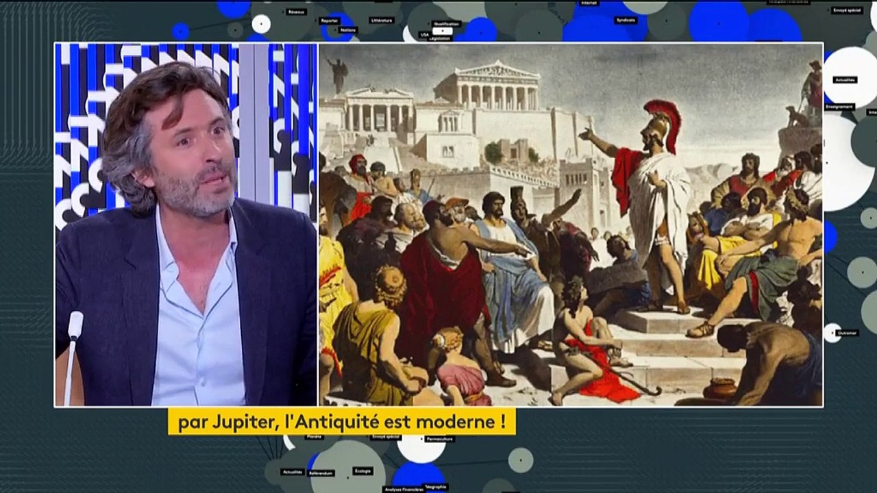 Christophe Ono-dit-Biot convoque les Grecs et les Romains de l'Antiquité pour "nous faire réfléchir" sur notre époque