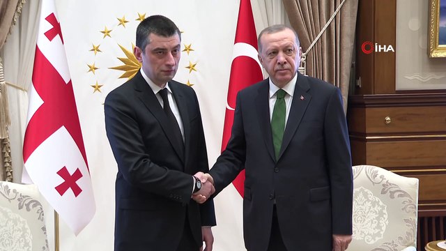 Cumhurbaşkanı Erdoğan, Gürcistan Başbakanı Giorgi Gakharia ile görüştü