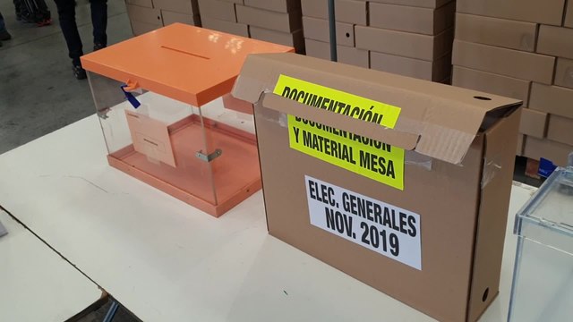 Delegación de Gobierno prepara las papeletas del 10-N